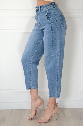 Spodnie jeansowe classic fit niebieskie Fibbie