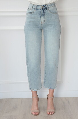 Spodnie jeansowe mom fit vintage denim Bambi