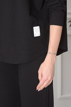 Komplet dresowy loose fit czarny Naty