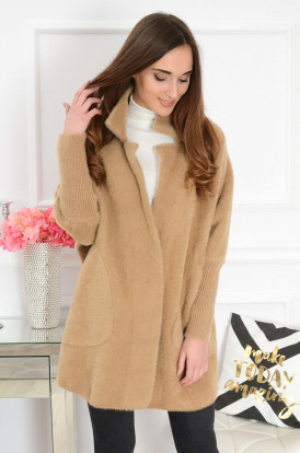 Płaszczyk kimono kamel Alpaka 