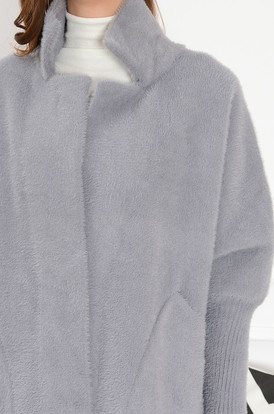 Płaszczyk kimono szary Alpaka 