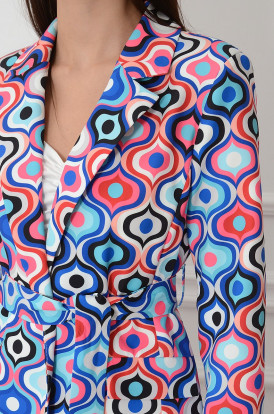 Komplet garnitur damski allover print multicolor Sopi